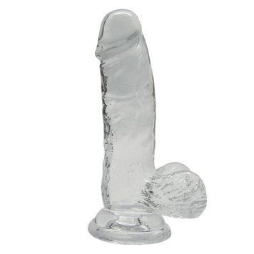 Прозорий фалоімітатор Alive Jelly Dildo Rider SO3983 фото