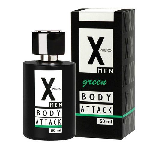 Чоловічі парфуми з феромонами - Aurora X Phero Men Body Attack Green, 50 мл 79140040441 фото