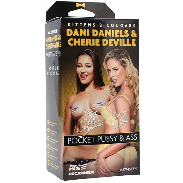 Мастурбатор двосторонній Doc Johnson Dani Daniels/Cherie Deville Ultraskyn SO1589 фото