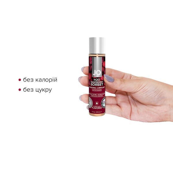 Змазка на водній основі System JO H2O &mdash; Raspberry Sorbet (30 мл) SO1468 фото