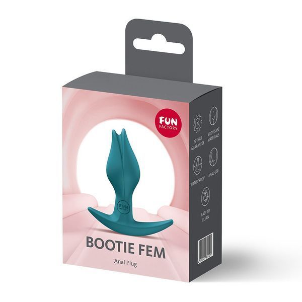 Анальна пробка Fun Factory BOOTIE FEM Bottle Green SX3693 фото