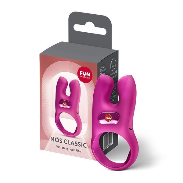 Ерекційне віброкільце Fun Factory NŌS CLASSIC Magenta SX3697 фото