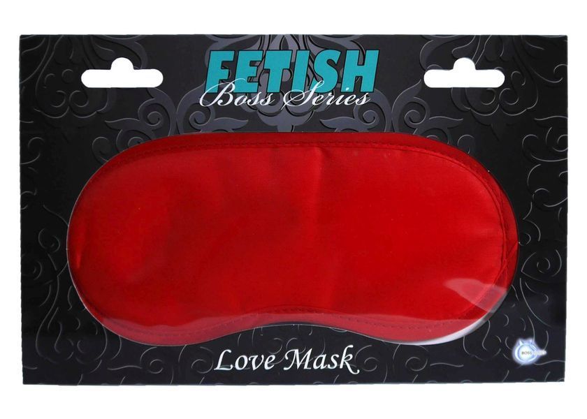 Маска - Love Mask Red - Boss Series Fetish 62530061-00026 фото