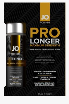 Пролонгувальний спрей System JO Prolonger Spray with Lidocaine (60 мл) SO4098 фото