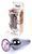 Анальний пробка Boss Series - Jewellery Dark Silver BUTT PLUG Rose, BS6400054 BS6400054 фото