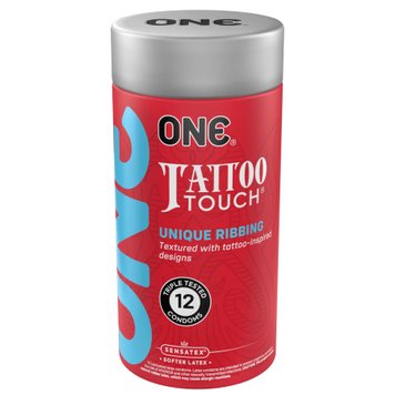 Презервативи ONE Tattoo Touch 12 шт SX0790 фото