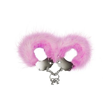 Наручники металеві Adrien Lastic Handcuffs Pink AD30301 фото