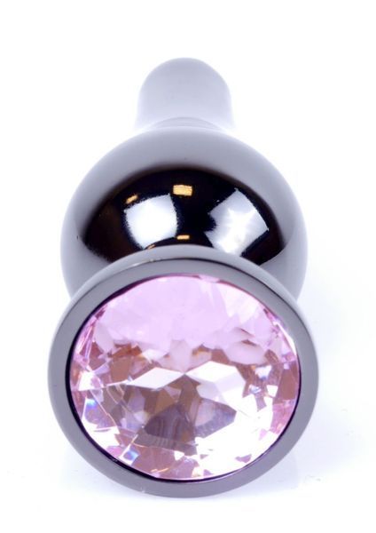 Анальний пробка Boss Series - Jewellery Dark Silver BUTT PLUG Rose, BS6400054 BS6400054 фото