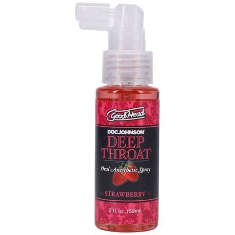 Спрей для мінету Doc Johnson GoodHead DeepThroat Spray - Sweet Strawberry 59 мл SO2801 фото