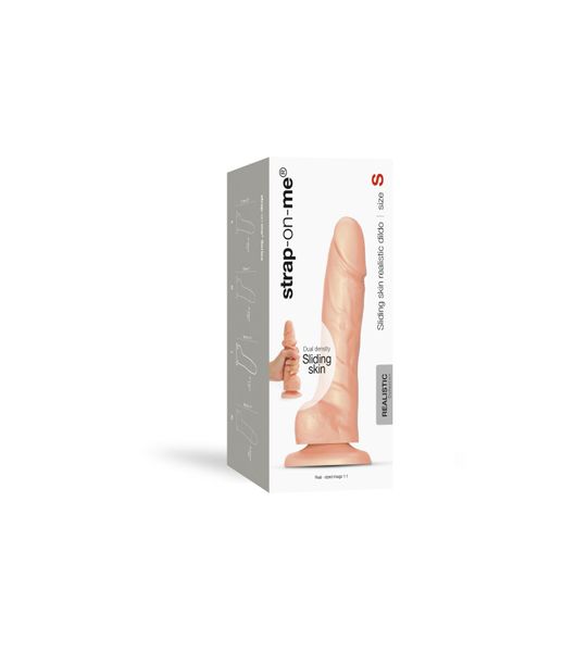 Реалістичний фалоімітатор Strap-On-Me Sliding Skin Realistic Dildo Vanille - S SO6251 фото