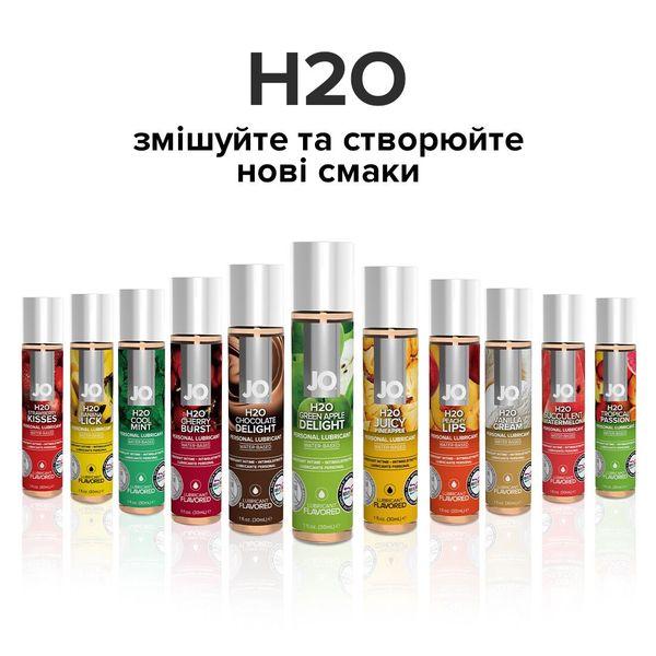 Змазка на водній основі System JO H2O — Green Apple (30 мл) SO1481 фото