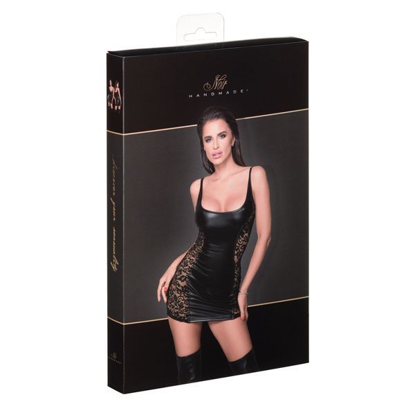 Сукня з мереживними вставками Noir Handmade F229 Powerwetlook dress with lace inserts, L SX0099 фото