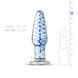 Скляна анальна пробка з внутрішньою спіраллю Gildo Glass Buttplug No. 23 SO4417 фото 3