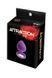 Анальна пробка з кристалом MAI Attraction Toys №47 Purple SO4625 фото 3