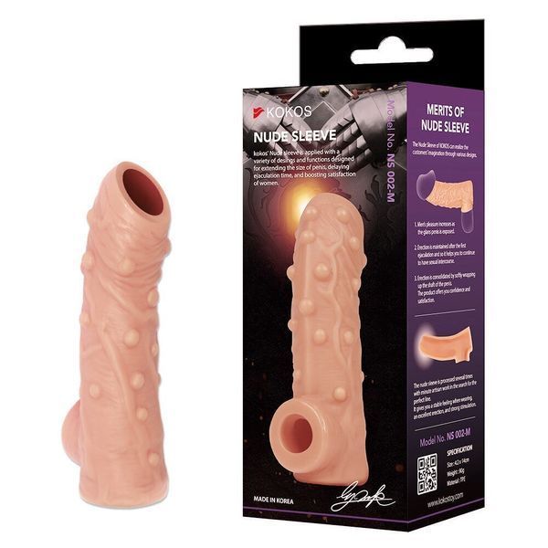 Насадка на член Kokos Nude Sleeve NS 002 L SX1474 фото