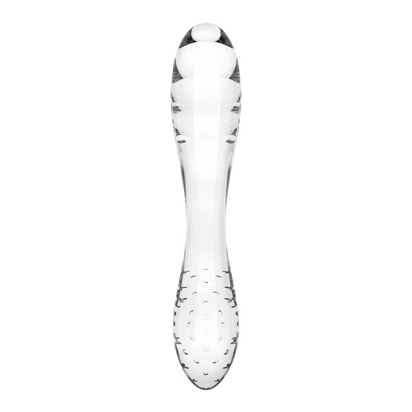 Двосторонній скляний дилдо Satisfyer Dazzling Crystal 1 Transparent SO8785 фото