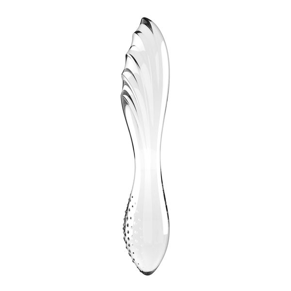 Двосторонній скляний дилдо Satisfyer Dazzling Crystal 1 Transparent SO8785 фото