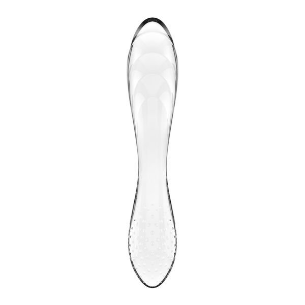 Двосторонній скляний дилдо Satisfyer Dazzling Crystal 1 Transparent SO8785 фото