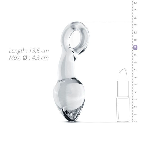 Скляний стимулятор простати Gildo Glass Prostate Plug No. 13 SO4418 фото
