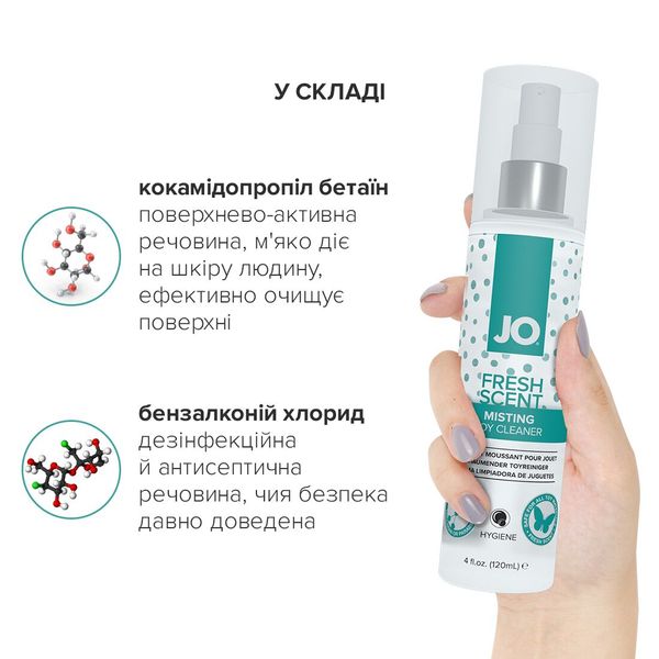 Засіб для чищення System JO Fresh Scent Misting Toy Cleaner (120 мл) SO2447 фото