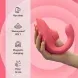 Вібратор-кролик із вакуумом Womanizer Blend (Rose) 401040 фото 2