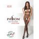 Бодістокінг Passion BS048 black, комбінезон, імітація колгот та відкритого топа PBS048B фото 5