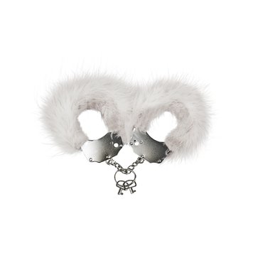 Наручники металеві Adrien Lastic Handcuffs White AD30310 фото