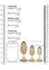 Набір анальних пробок - Ouch! Acrylic Golden Glitter Butt Plug Set 60360544162 фото 7