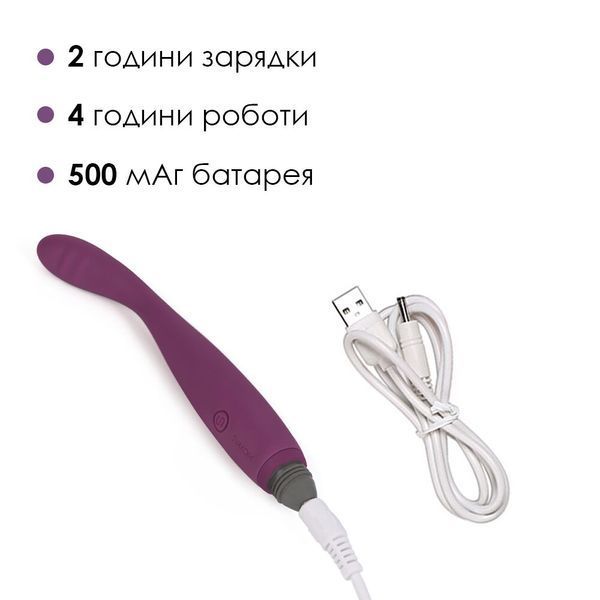 Тонкий вібратор Svakom Cici Violet SO4843 фото