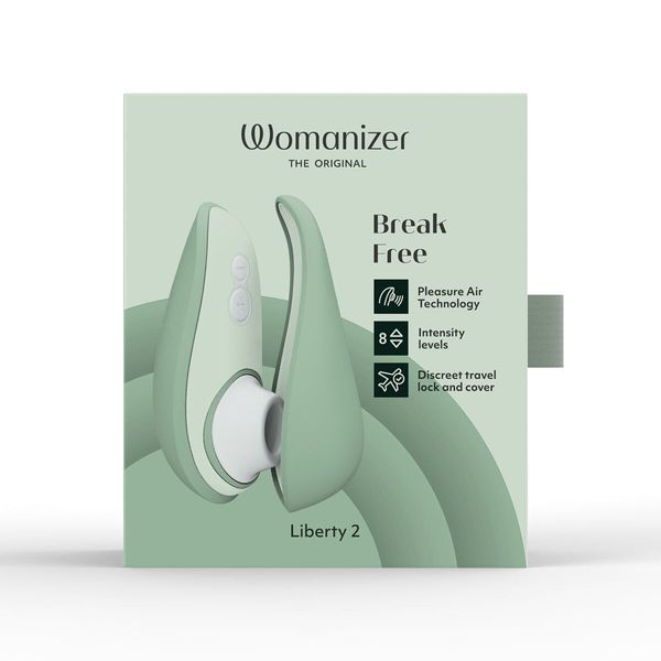 Вакуумний стимулятор Womanizer Liberty 2 Sage 400952 фото