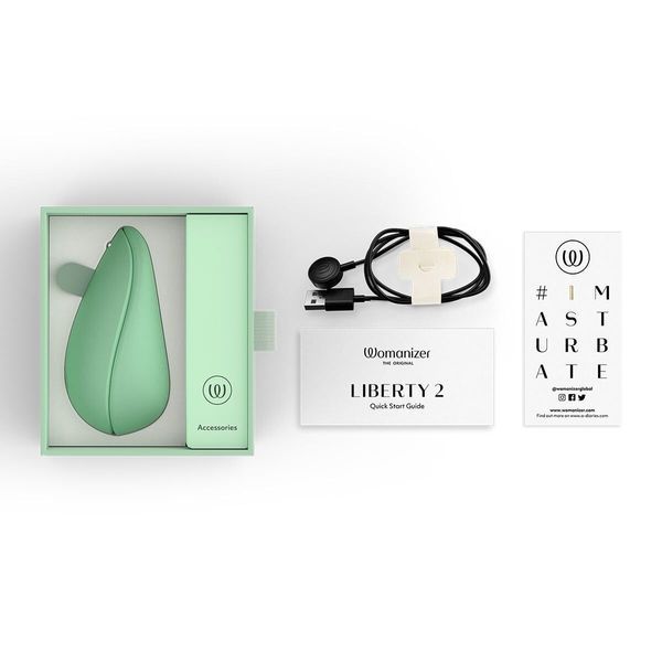 Вакуумний стимулятор Womanizer Liberty 2 Sage 400952 фото
