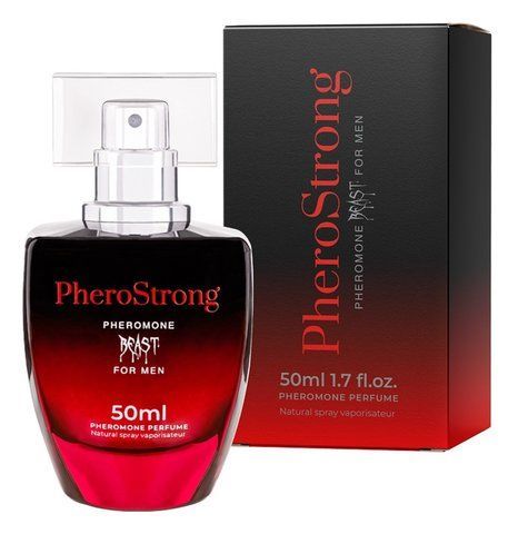 Туалетна вода із феромонами PheroStrong Beast For Men 50 ml, 3200067 3200067 фото
