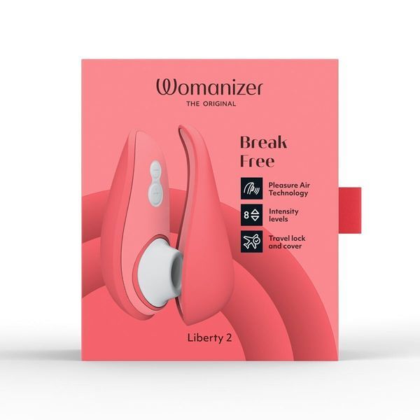 Вакуумний стимулятор Womanizer Liberty 2 Vibrant Rose 400949 фото