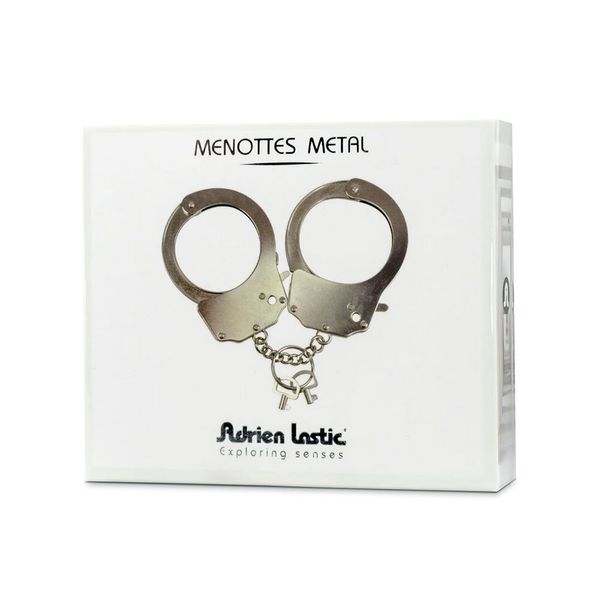 Наручники металеві Adrien Lastic Handcuffs Metallic AD30400 фото