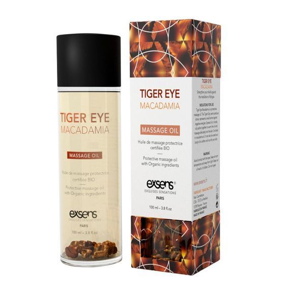 Масажна олія EXSENS Tiger Eye Macadamia (захист з тигровим оком) SO2379 фото