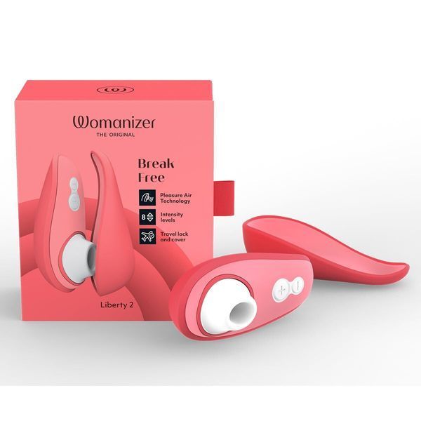 Вакуумний стимулятор Womanizer Liberty 2 Vibrant Rose 400949 фото