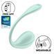 Смарт-віброяйце Satisfyer Smooth Petal Connect App Mint SX0666 фото