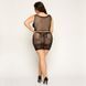 Сітчаста сукня з метеликами JSY &laquo;Сексапільна Емілі&raquo; Plus Size, Black, імітація шнурівки, мереживо SO8369 фото 5