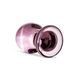 Рожева анальна пробка зі скла Gildo Pink Glass Buttplug SO4421 фото 2