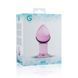 Рожева анальна пробка зі скла Gildo Pink Glass Buttplug SO4421 фото 4