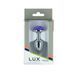 Металева анальна пробка Lux Active з трояндою - Rose Anal Plug - Purple SO5573 фото 5