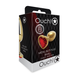 Анальна пробка - Ouch! Metal Butt Plug Small Gold/Ruby Red 60360492920 фото 1