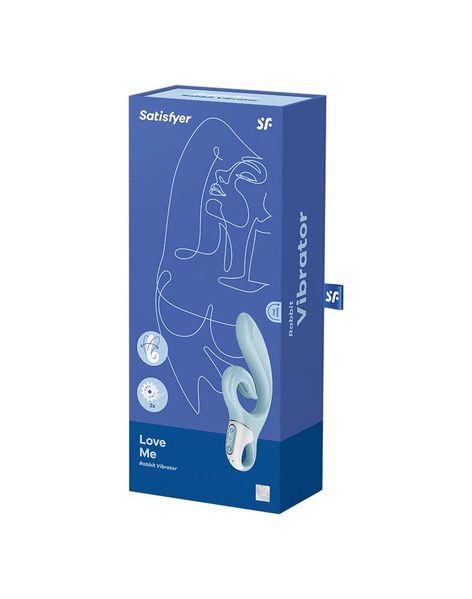 Вібратор-кролик Satisfyer Love Me Blue SO7779 фото