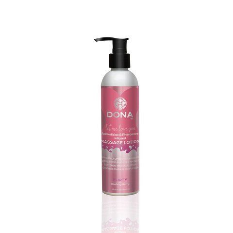 Масажний лосьйон DONA Flirty &mdash; Blushing Berry (235 мл) SO2103 фото