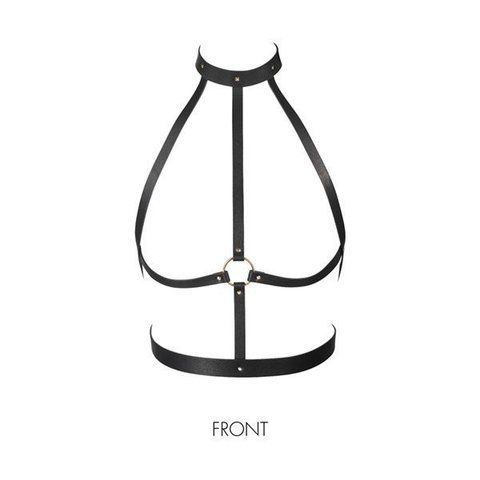 Портупея Bijoux Indiscrets MAZE &mdash; H Harness Black SO2678 фото