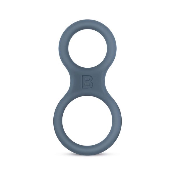 Ерекційне кільце Boners Classic Cock & Ball Ring - Grey SO8851 фото