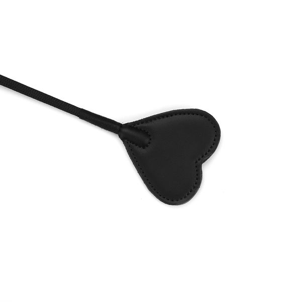 Ляскалка Liebe Seele Black Organosilicon Riding Crop SO9490 фото