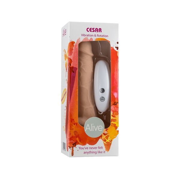 Фалоімітатор з вібрацією і ротацією Alive Cesar Vibro Plus FutureSkyn AL20497 фото