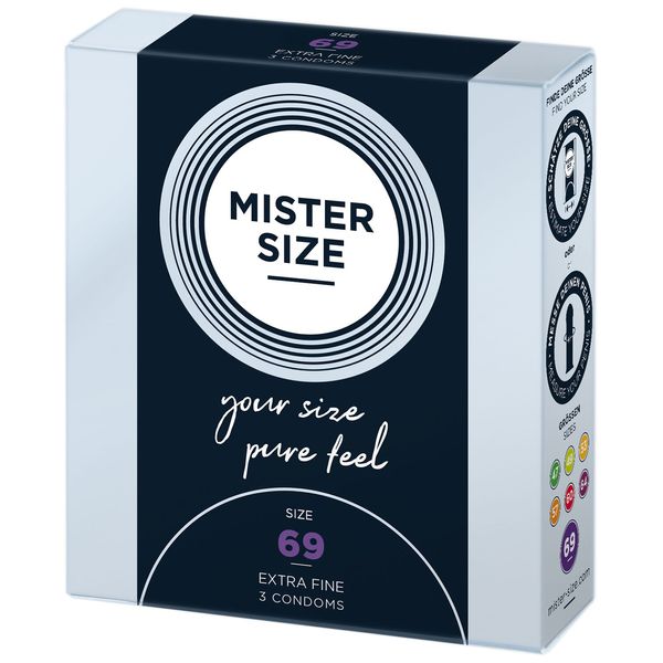 Презервативи Mister Size - pure feel - 69 (3 condoms) SO8038 фото