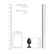 Анальна пробка - Ouch! Metal Butt Plug Small Gunmetal/Amethyst Purple 60360493347 фото 6